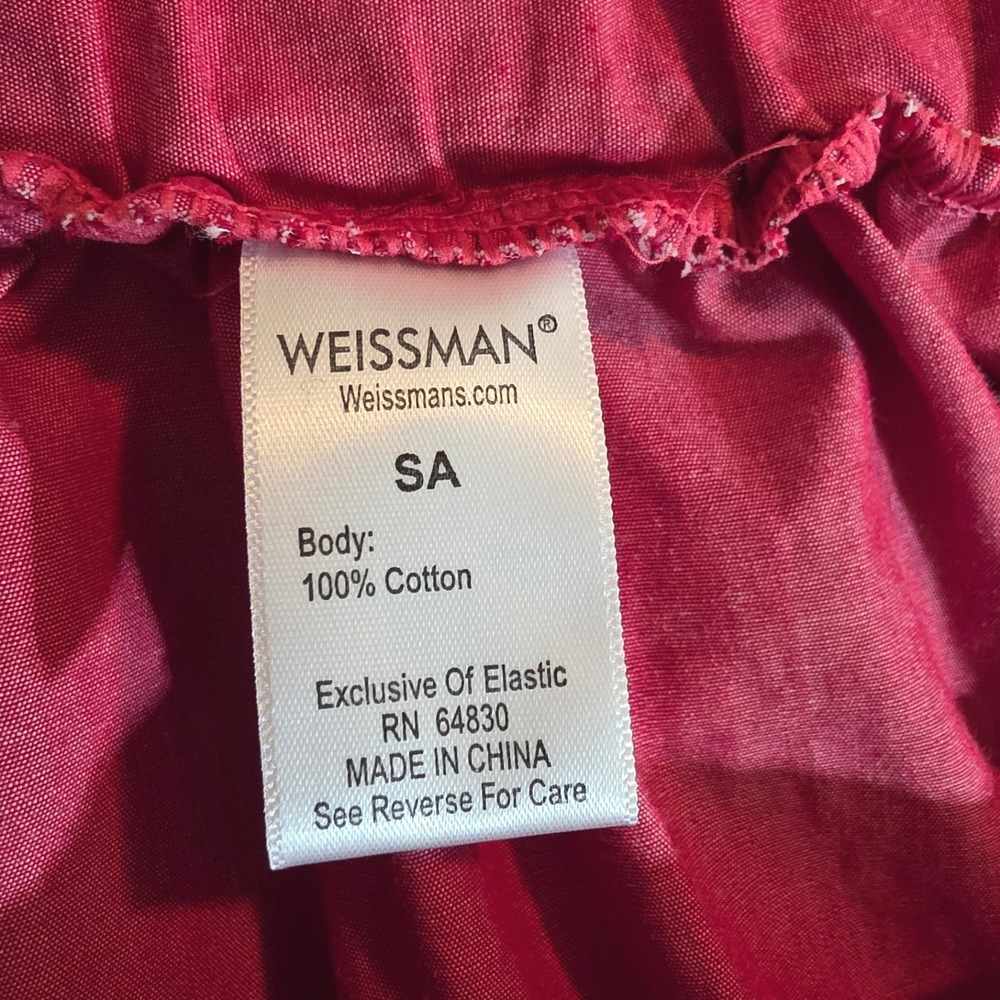 WEISSMAN SA Square Neck Pink Patchwork Floral sty… - image 8